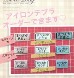 きろん様専用　アイロンテプラのサムネイル