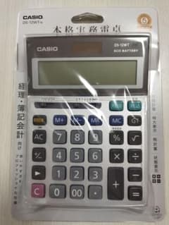 カシオ CASIO 本格実務電卓 DS-12WT-N  12桁 経理 簿記のサムネイル