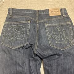 【希少】Stussy　ジーンズ　デニムパンツ　クラウン　シャネルのサムネイル