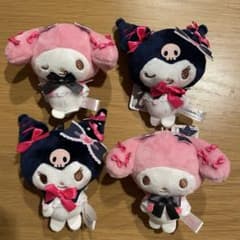 マイメロディ・クロミ キュートなパーティーマスコット　全４種　コンプセット