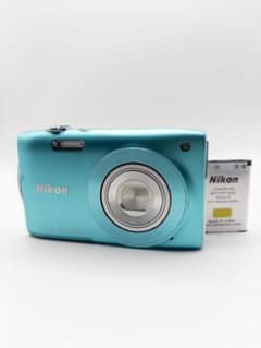 Nikon Coolpix 水色 コンパクトデジタルカメラ