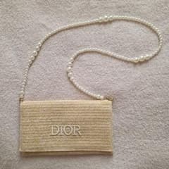 DIOR ノベルティ クラッチバッグ パールストラップ付きのサムネイル
