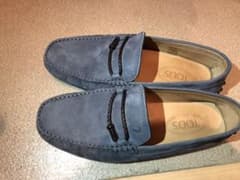 【HKS様専用】TOD'S　モカシン　ローファー　メンズ／ネイビーのサムネイル