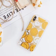 iphone7 iphone8 iphoneケース スマイル イエロー TPUのサムネイル