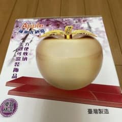 新品❗️りんご型小物入れ ゴールドりんご小物入れ - メルカリ