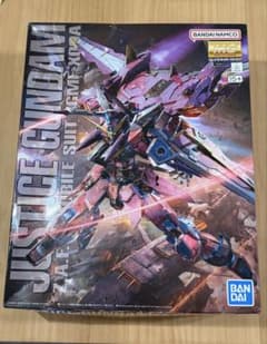 MG 1/100 ジャスティスガンダム 未組立 箱潰れ有り - メルカリ
