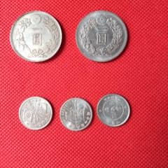 古銭 明治10年&40年一円銀貨中国貨幣コレクション 5枚セット参考品