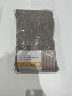 レースカーテン RL055 BE 100×108cm 2枚入りのサムネイル