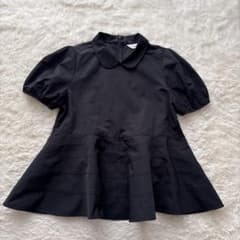 HYEON parasol blouse パラソルブラウス パフスリーブ 黒 - メルカリ