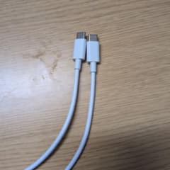 Type-C to Type-C 充電ケーブル ホワイトのサムネイル