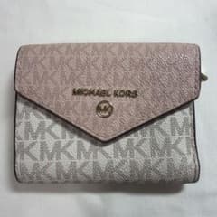 MICHAEL KORS 三つ折り財布 ピンク/グレーのサムネイル
