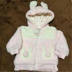 うさ耳パーカー 80㎝のサムネイル