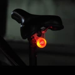 自転車用防水テールランプ 緑 3パターン点灯！のサムネイル