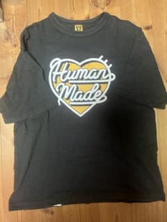 Human Made ハート型ロゴ Tシャツ ブラックのサムネイル