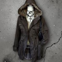 着画あり y2k 00s archive モッズコート 平成ギャル グランジ - メルカリ