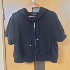 ショート丈パーカー★4L