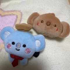 BT21 FamilyMart Exclusive Original Plush Badge KOYA 2-Type Complete Set