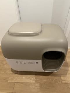 pet snowy 全自動猫トイレ　ベージュ/ホワイトのサムネイル
