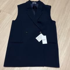 Deuxieme Classe Wクロスロングベスト ネイビー フリー - メルカリ