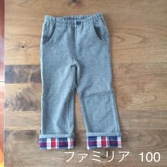 パトカー刺繍ファミリア パンツ  100のサムネイル