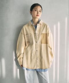 LEPSIM 刺繍BIG デニムシャツのサムネイル