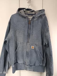 Carhartt アクティブジャケット デニム 裏地なし - メルカリ