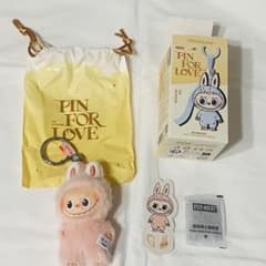 LABUBU PIN FOR LOVE イニシャル ラブブ Gのサムネイル