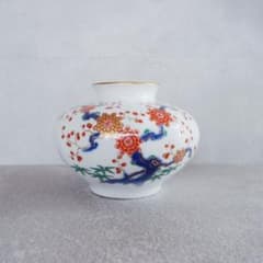 美術有田焼 宮内庁御用達 深川製磁 金彩松竹梅絵 花瓶 壺 花器 - メルカリ