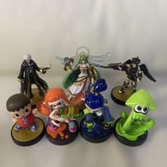 【まとめ売り】amiibo 7体セット（スマブラ・スプラトゥーン