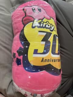 별의 커비 30th 푹신한 로고 쿠션