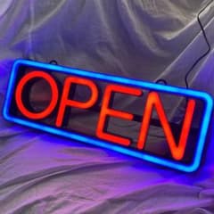 OPEN 看板　ネオンライトのサムネイル
