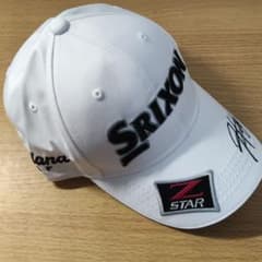 松山英樹 キャップ 刺繍サイン入りSRIXON フリーサイズのサムネイル