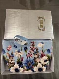 FELIER 花柄 バッグ 水色　うさぎ　春のサムネイル