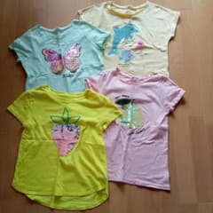 スパンコールＴシャツ　4枚セットのサムネイル