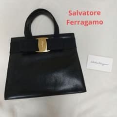 Ferragamo フェラガモ カバン バック 黒のサムネイル