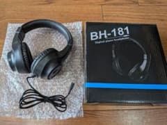 新品　SORENO BH-181(電子ピアノ用)有線ヘッドホン ブラックのサムネイル