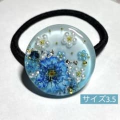 ＃494 小鳥✴アクアブルー＆グリーン✴ブーケ✴レジンヘアゴムキーホルダー 訳あり レジン ヘアゴム ブルー系 96 - メルカリ