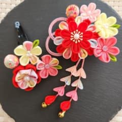 つまみ細工 髪飾り☆七五三377のサムネイル