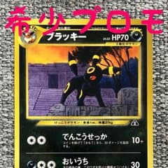 希少プロモ※ブラッキー_プレミアムファイル2 PROMO 第2世代 旧裏