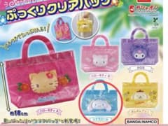 ガチャガチャぷっくりクリアバックシナモロールのサムネイル