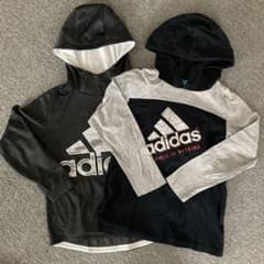 【男児　150】adidasパーカー2点セットのサムネイル