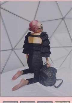 【ヴァクトー ヴォヤージュ】 フリルボリュームスリーブ　ノアールのサムネイル