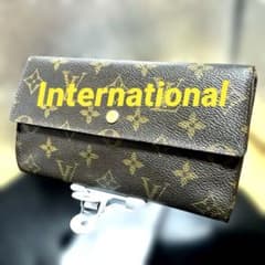 ⑨★優良品♪モノグラム 三つ折り長財布 ⑨☆良品 ♪モノグラム 三つ折り長財布 - メルカリ