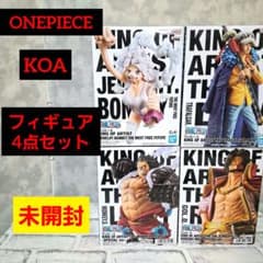 원피스 KING OF ARTIST 피규어 4점 세트 미개봉