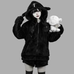 DimMoire 子羊ちゃんもこもこルームウェアBlack Mサイズ - メルカリ