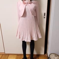 入学式　女の子　ワンピース　セットアップ　ピンク　フォーマル　120のサムネイル