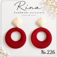 No.226 ハンドメイドピアス　イヤリング秋冬 ♡ おまとめ割 あり♡のサムネイル