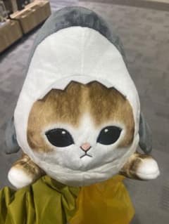 サメにゃん　mofusand くてんこ　BIG ぬいぐるみのサムネイル