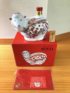SUNTORY サントリー  陶器 2015干支ボトル 羊 600ml  未開栓のサムネイル