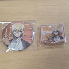 Dr.STONE 七海龍水 缶バッジ アクリルバッジ くじ引き堂 読書の秋